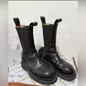 Bottega Veneta 100% authentic Black Leather women Boots